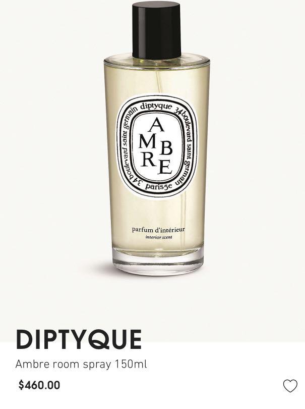 Diptyque ambre room spray outlet