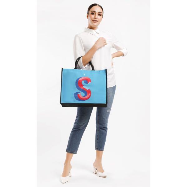 Duck alphabet tote bag 2025