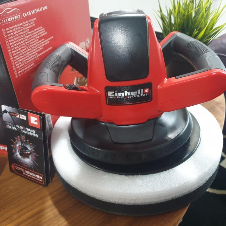 Einhell Cordless Car polisher with Big Battery Charger Car Accessories Accessories on Carousell