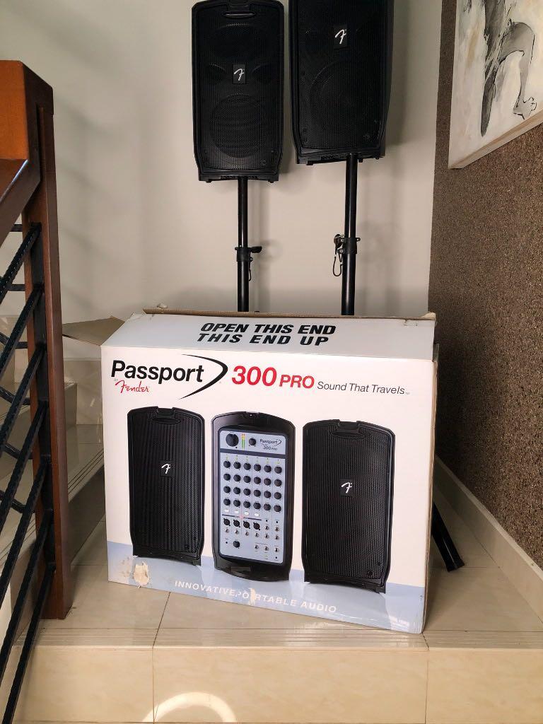 Fender Passport 300 PRO PA System, Audio, Soundbars, Speakers
