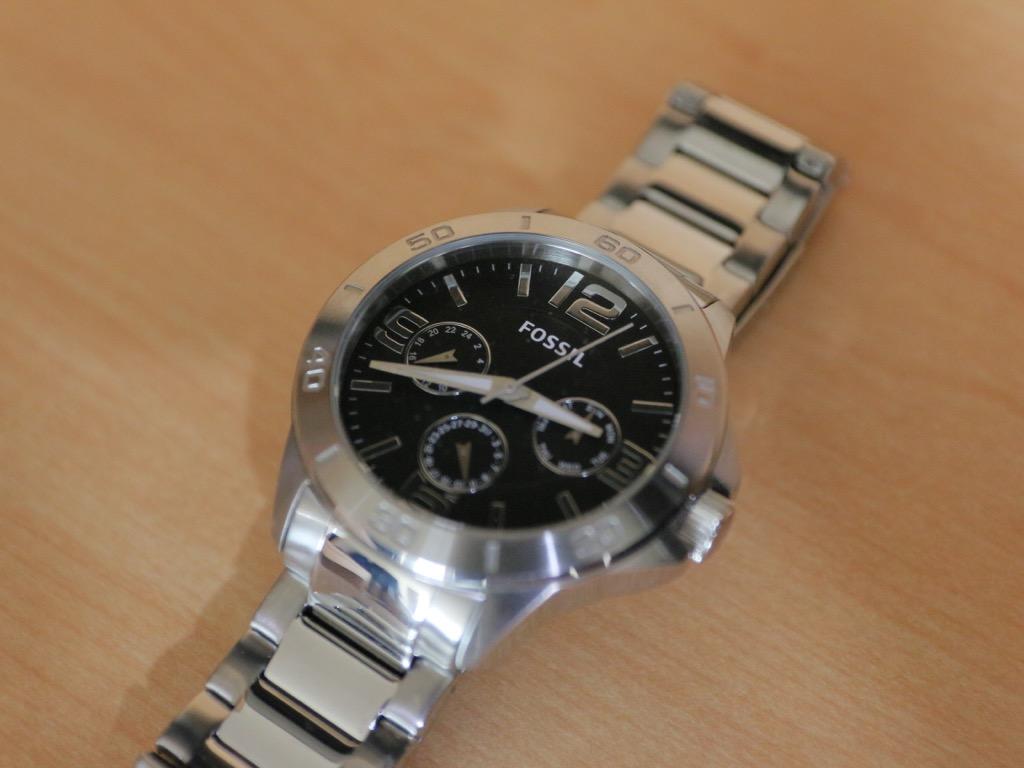 Modern century multifunction discount stainless steel watch