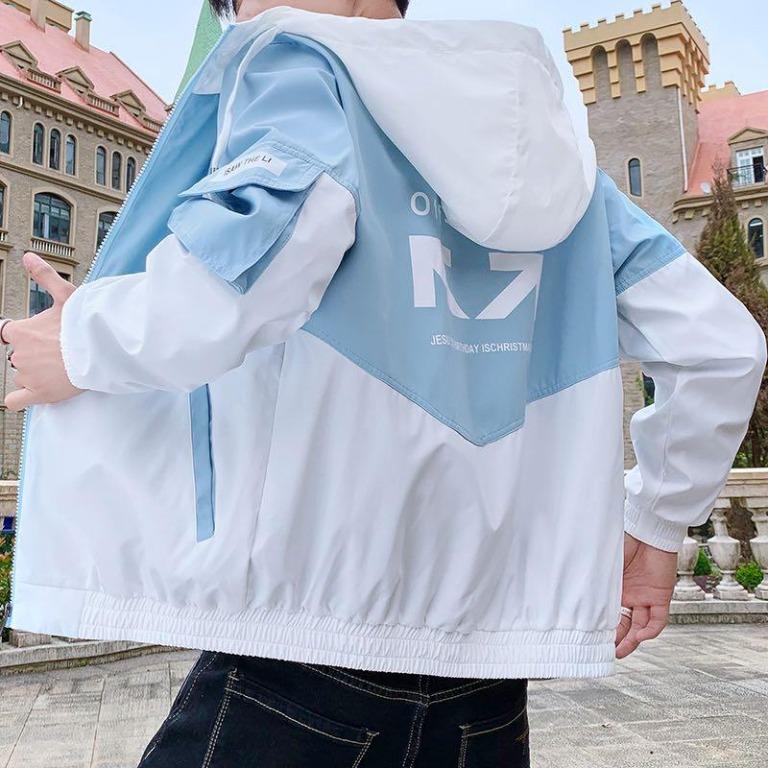Mens colorful 2025 windbreaker