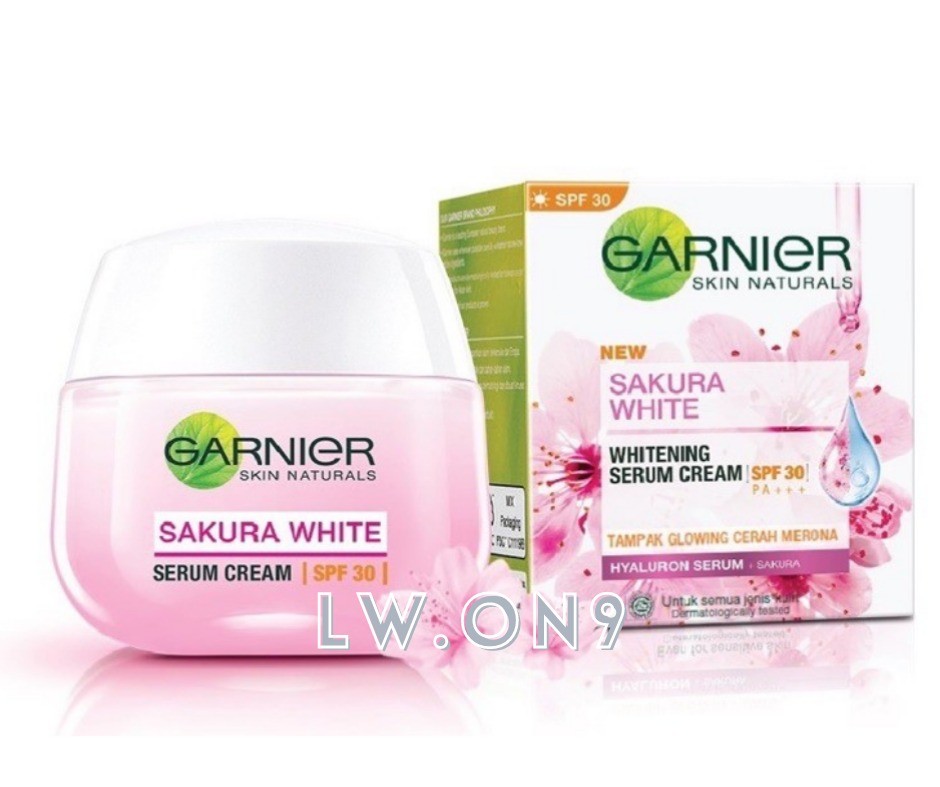 Garnier Sakura Whitening Serum Cream Spf 30 Sleeping Mask Night Cream 50ml Beauty Personal Care Face Face Care On Carousell
