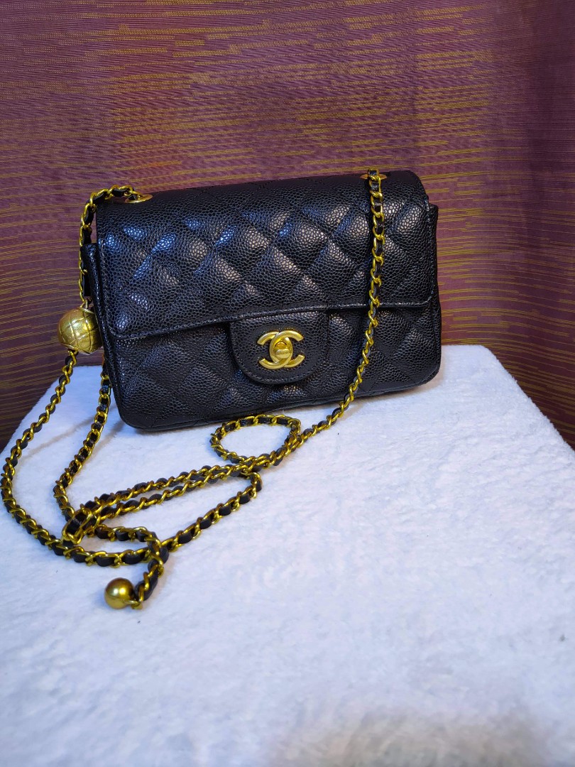 good as new chanel sling bag with adjustable strap, Women's Fashion, Bags &  Wallets, Shoulder Bags on Carousell