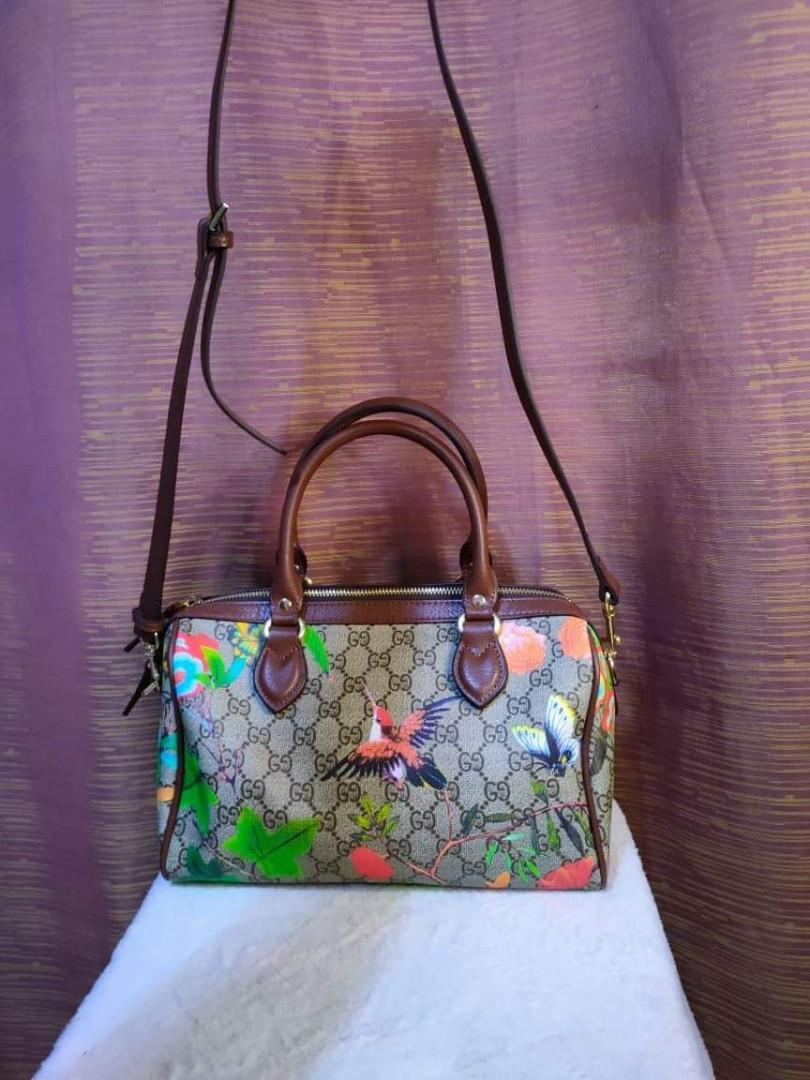 Gucci shop painted bag