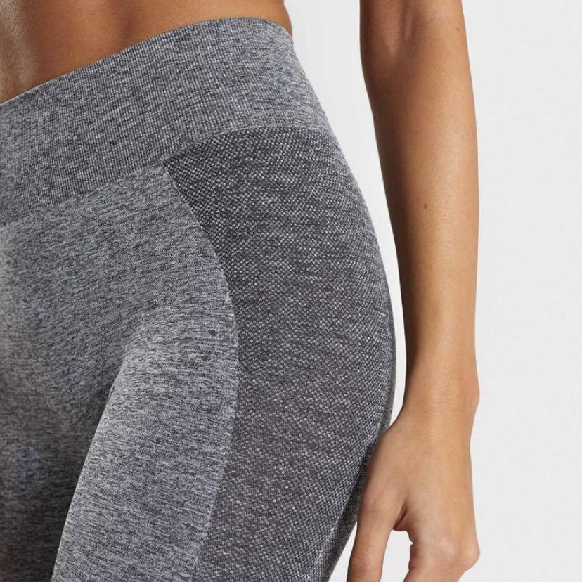 Gymshark Flex High Waisted Leggings in Grey/Pink, Women's Fashion