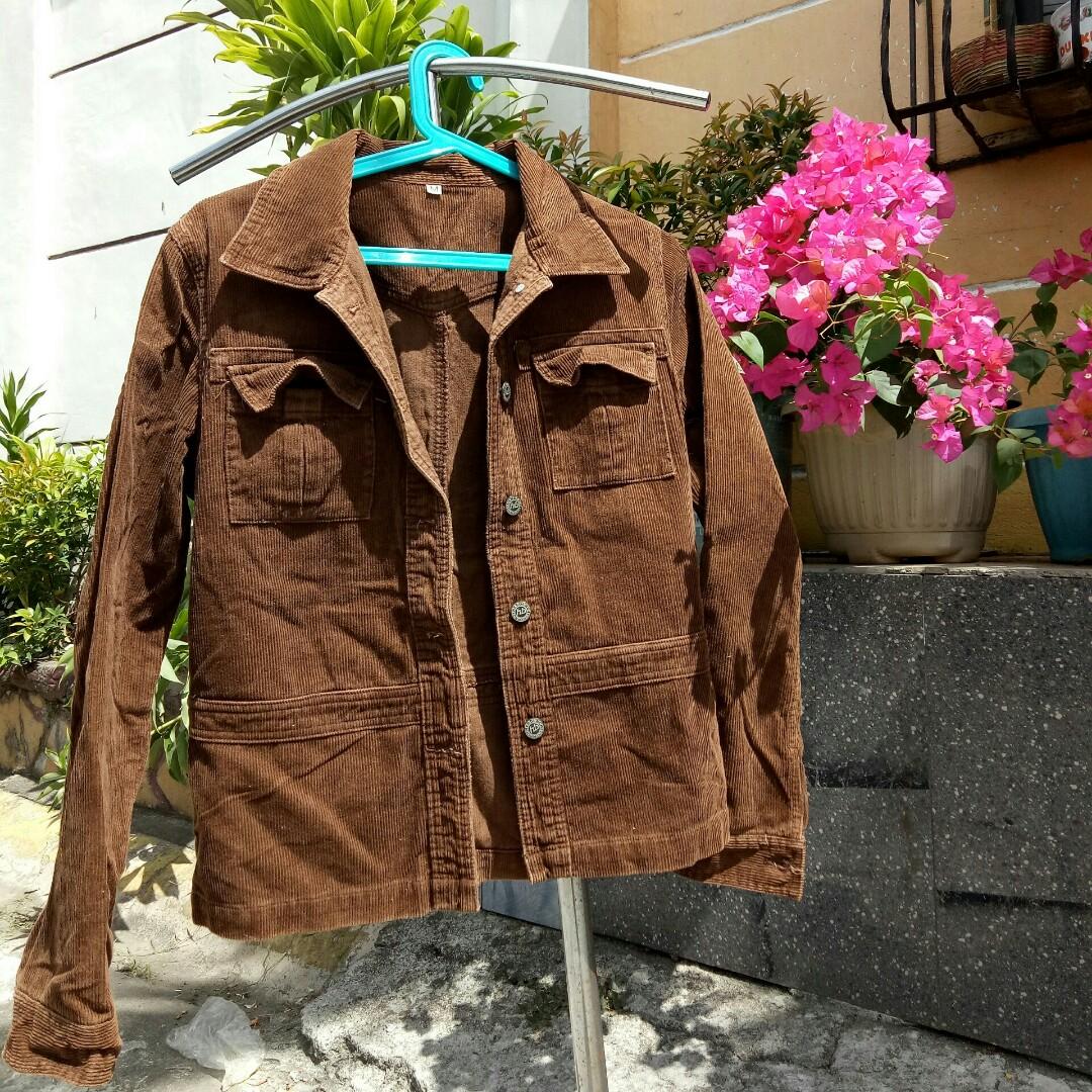 HER BENCH Corduroy Denim Jacket, Women 