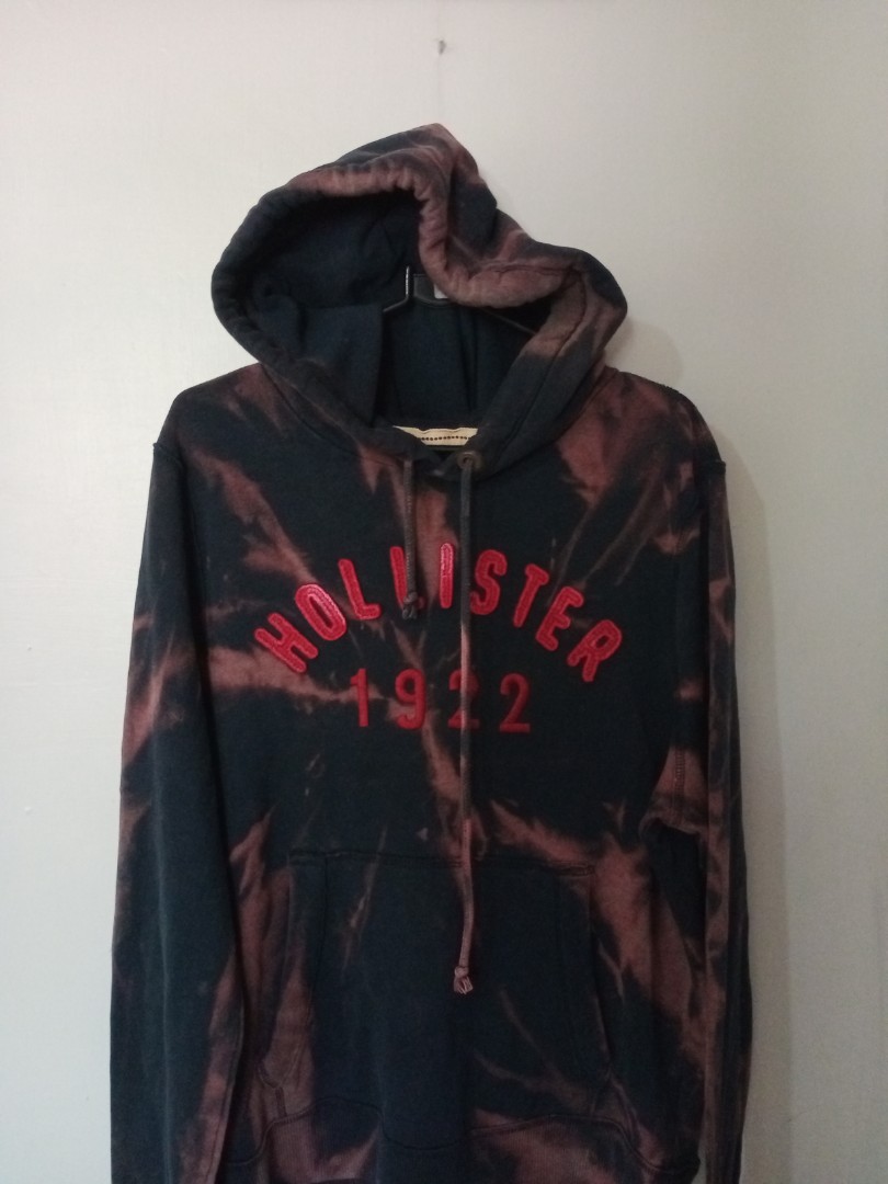 Hollister tie dye hoodie jacket Men s Fashion Coats Jackets and Outerwear on Carousell