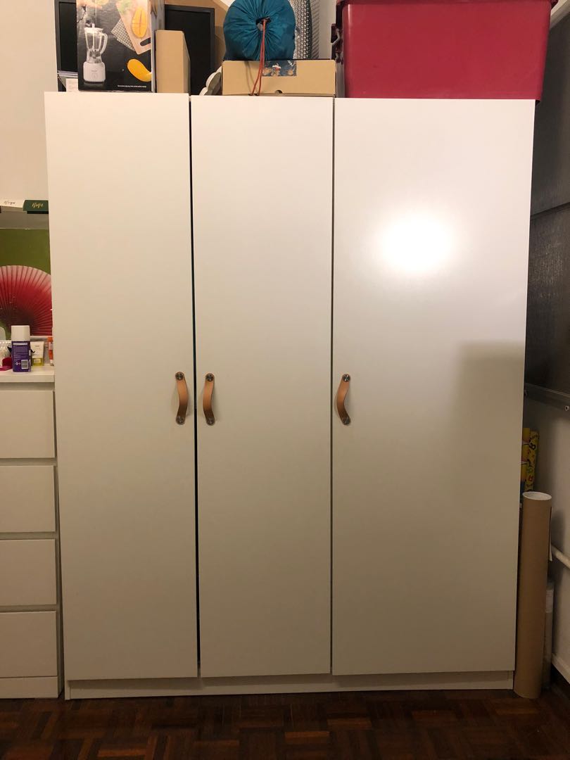 Ikea DOMBÅS 3 door Wardrobe, Furniture & Home Living, Furniture, Shelves, & Racks on