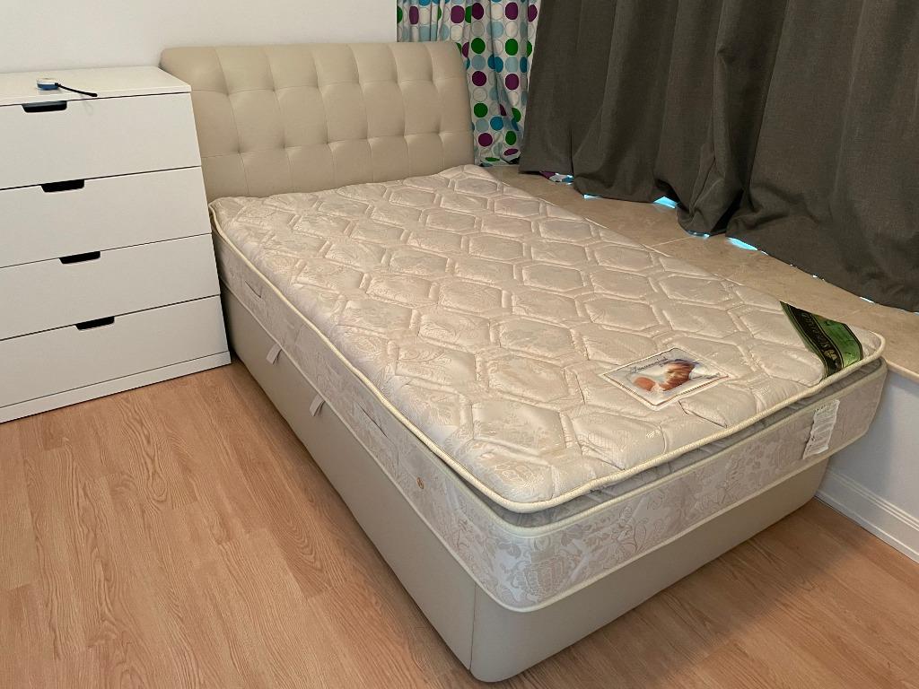 Ikea Kortgarden Double Bed with Mattress