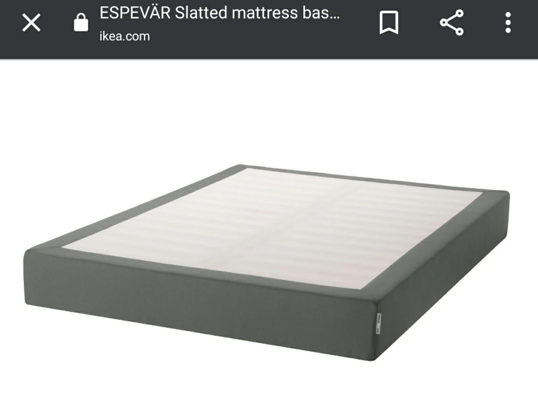 Ikea bed top frame espevar
