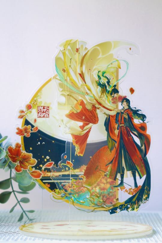 Instock Tgcf 天官赐福 Bilibili Official Hualian Acrylic Phone Stands Hobbies Toys Memorabilia Collectibles Fan Merchandise On Carousell