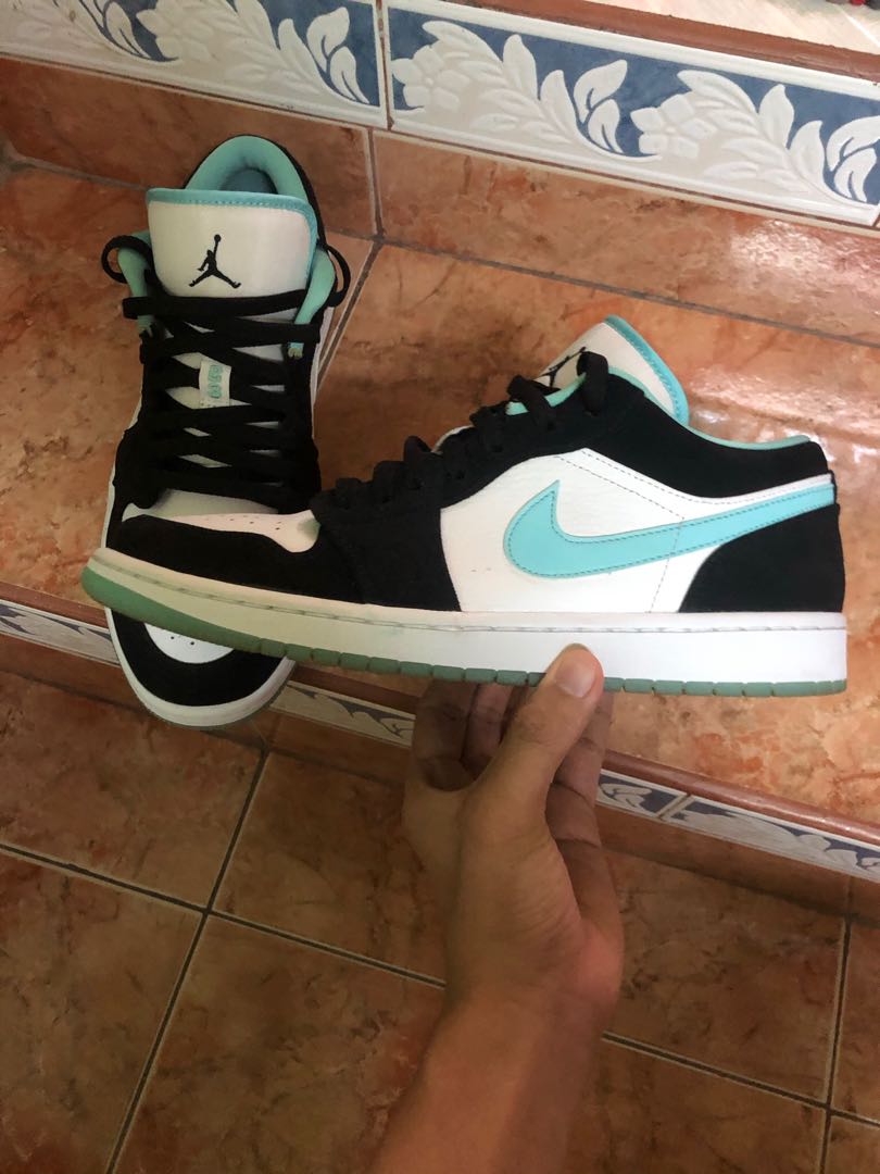 Jordan 1 low Island Green, Men's 