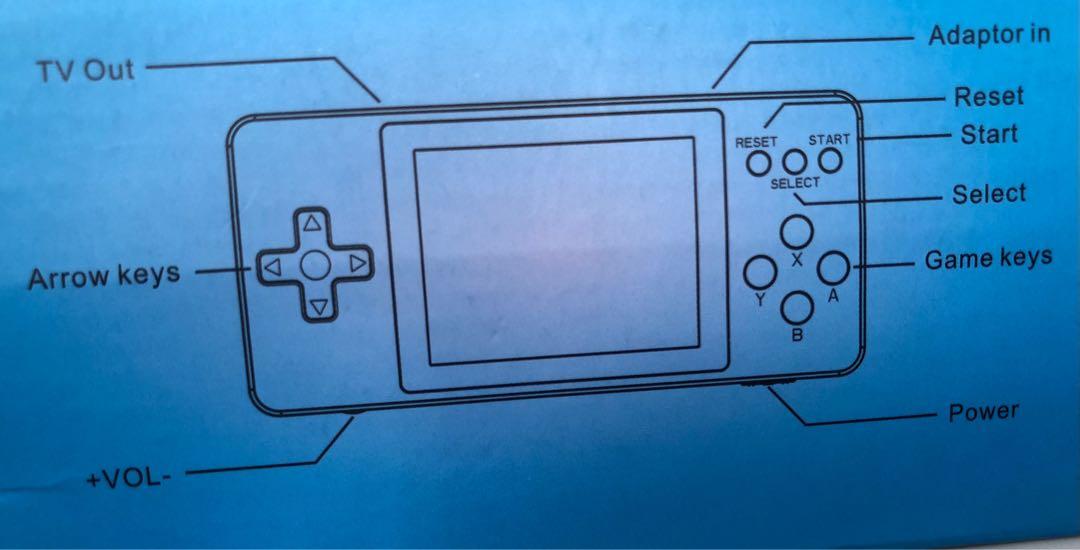 K8 500 in 1 Game Box Rechargeable Lion battery, Video Gaming, Video