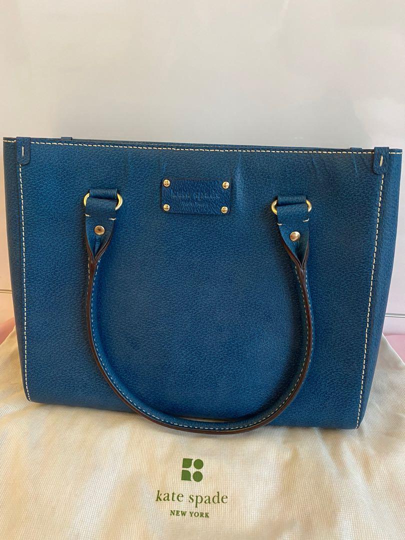 Kate Spade Large Cobalt Blue Tote Luxury Bags Wallets on Carousell
