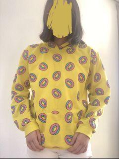 K-Pop Yellow Donut Hoodie (Mark from Got7, Lay from EXO, Vernon from Seventeen, RM from BTS, and Jay Park wore a hoodie like this too)