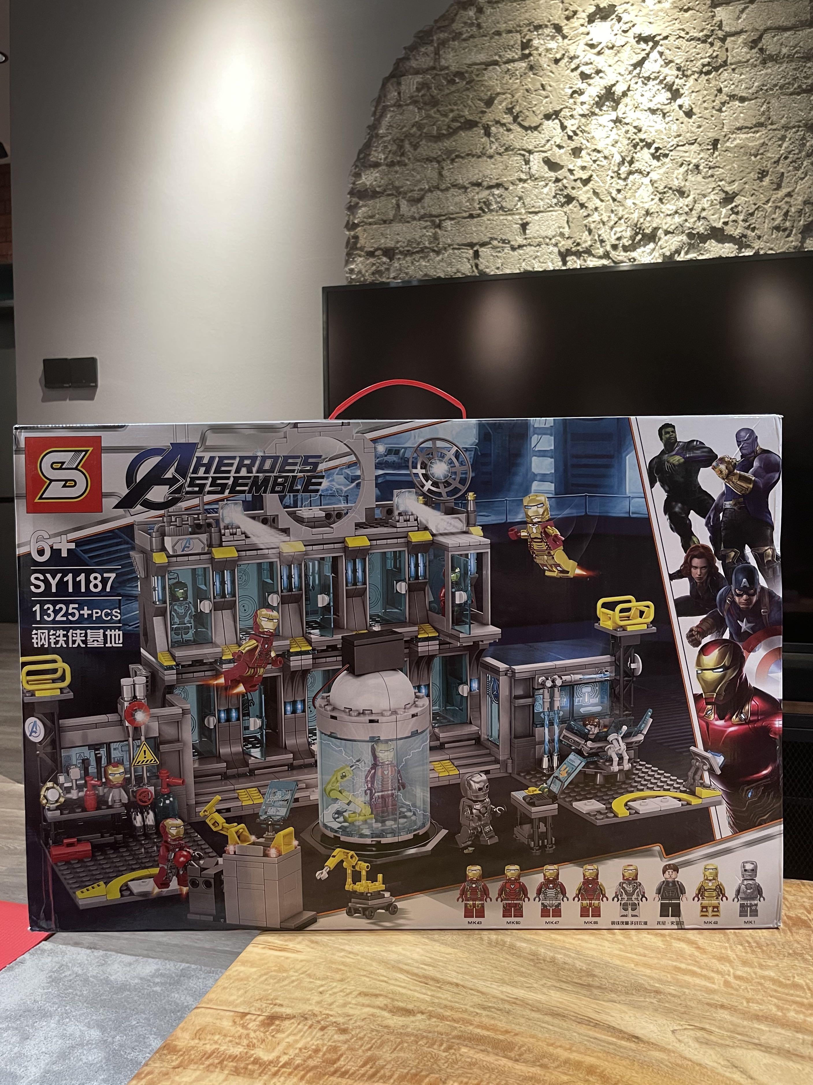 Lego iron hotsell man underground base