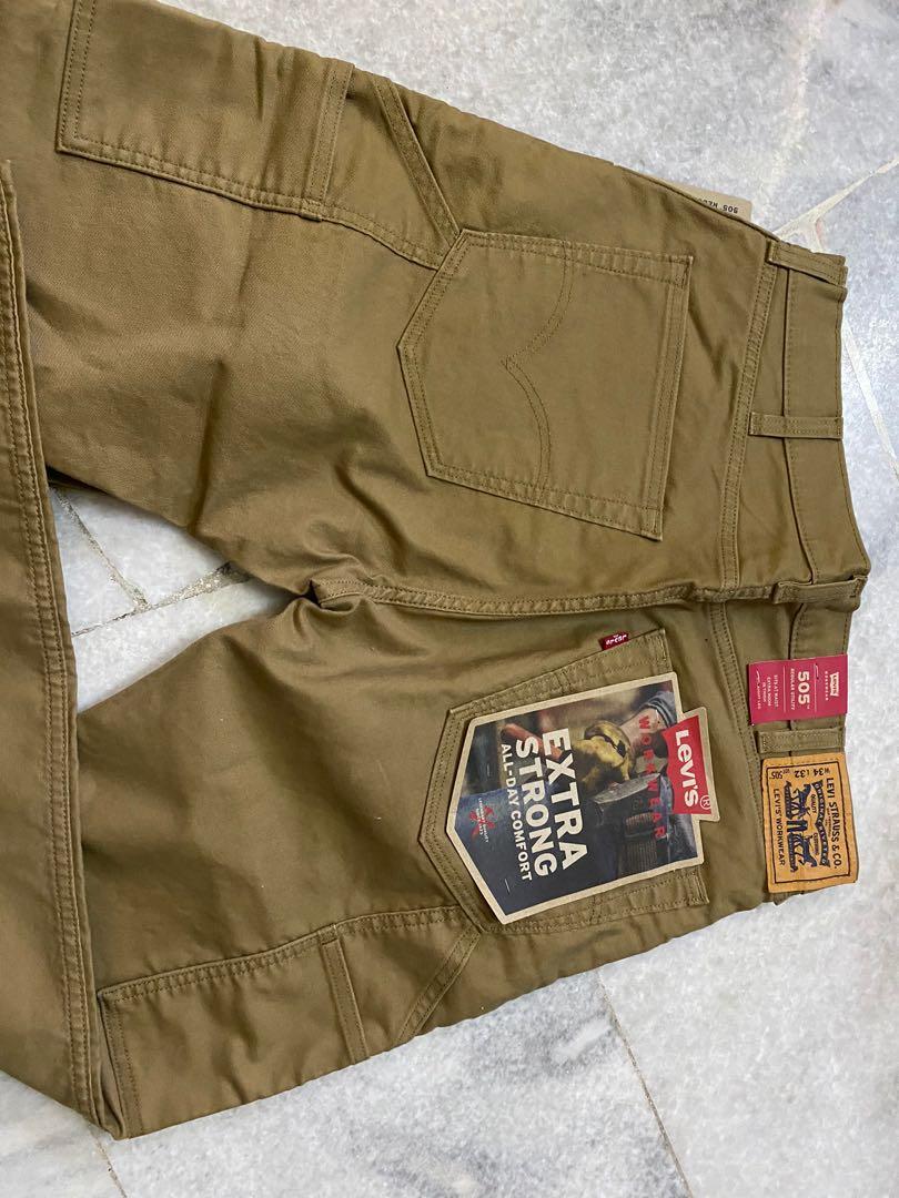 Levis 505 Workwear Extra Strong Men s Fashion Bottoms Jeans on