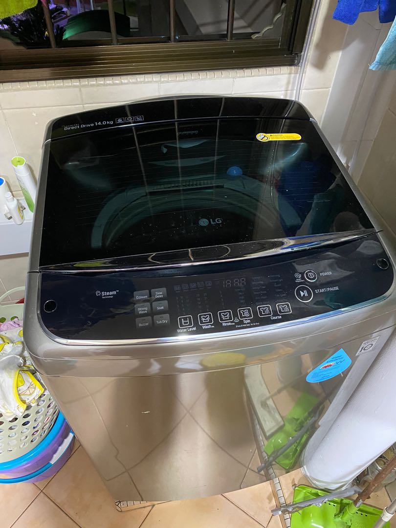 LG 14KG washing machine Top Load with motion Direct Drive and