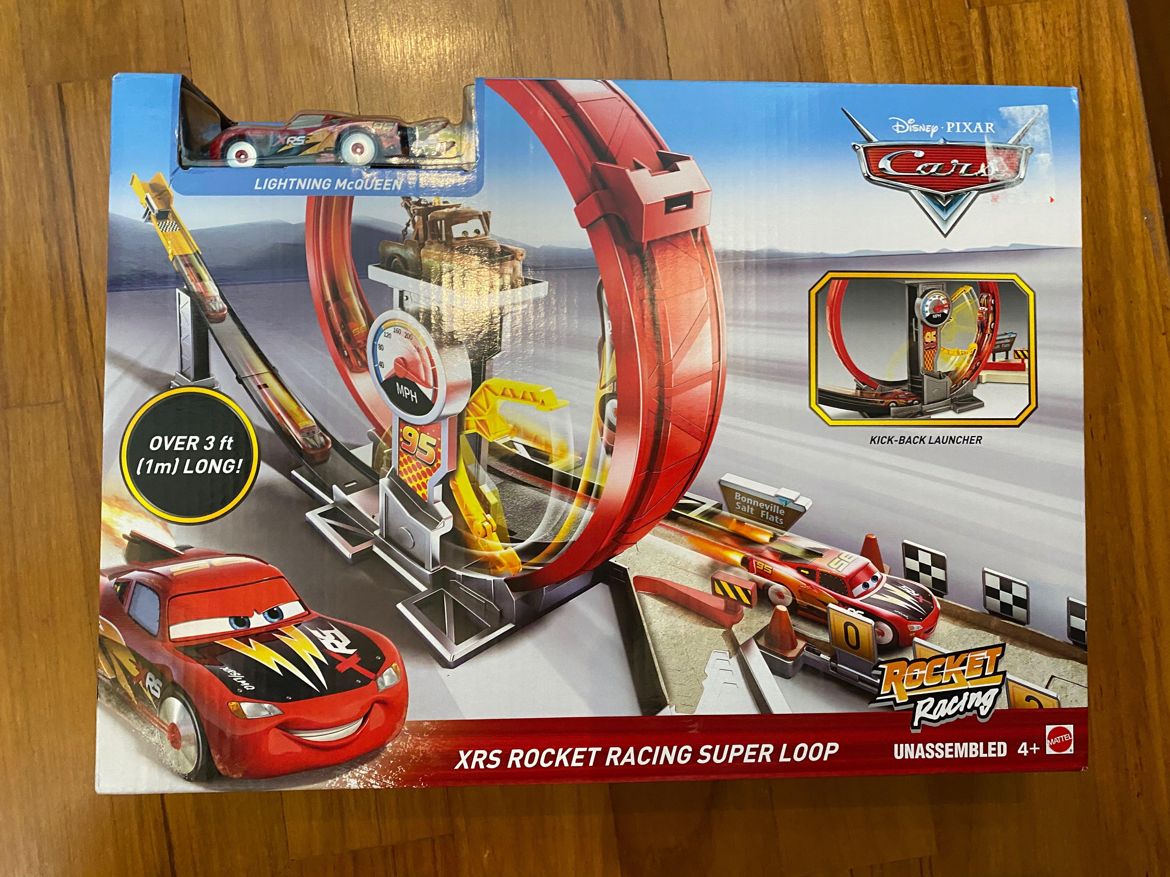 Lightning McQueen XRS Rocket Racing Super Loop, Hobbies & Toys, Toys