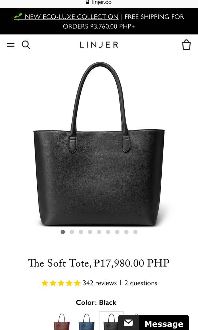 Linjer tote bag clearance