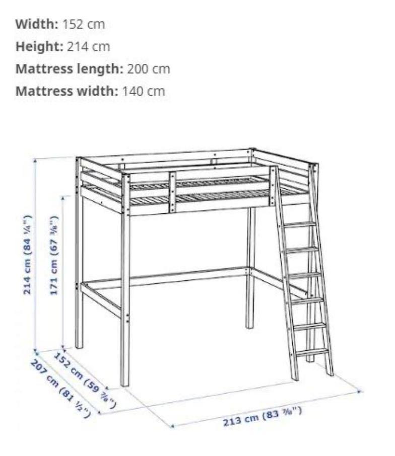 Loft Bed, Furniture & Home Living, Furniture, Bed Frames & Mattresses