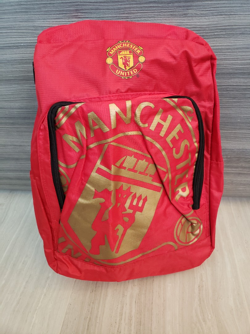 Manchester United haversack, Men's Fashion, Bags, Backpacks on Carousell