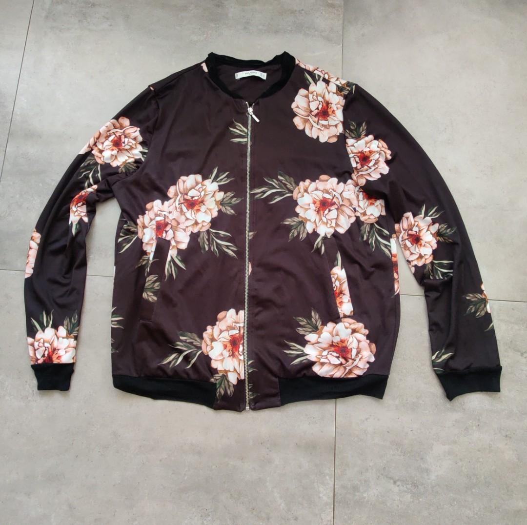 Lightweight floral jacket clearance