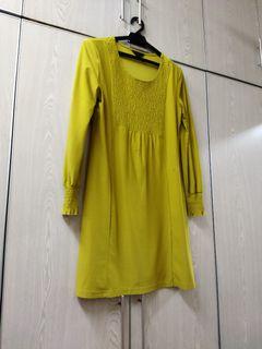 Mustard blouse preloved