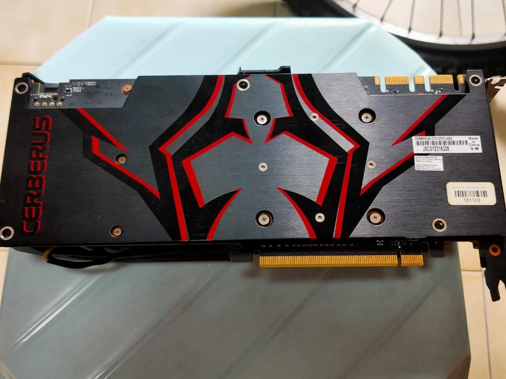 NEW GTX 1070 Ti 8gb Cerberus ASUS FREE DELIVERY Nvidia GeForce Gaming Graphics Card GPU OC Overclock AMP AMP Xtreme GTX1070Ti GTX1070 1070Ti 8 gb