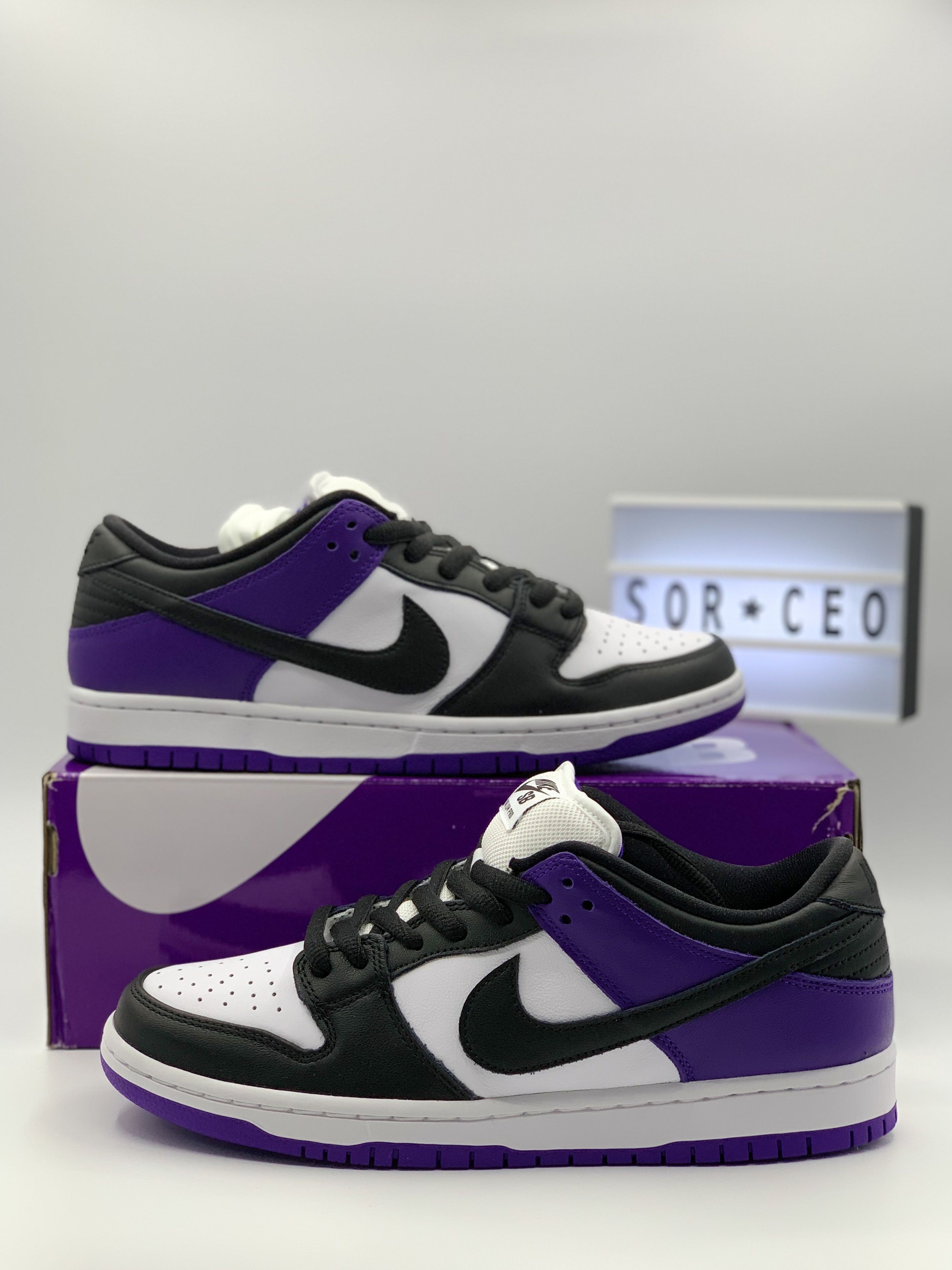 Nike sb dunk low court purple, Men's 