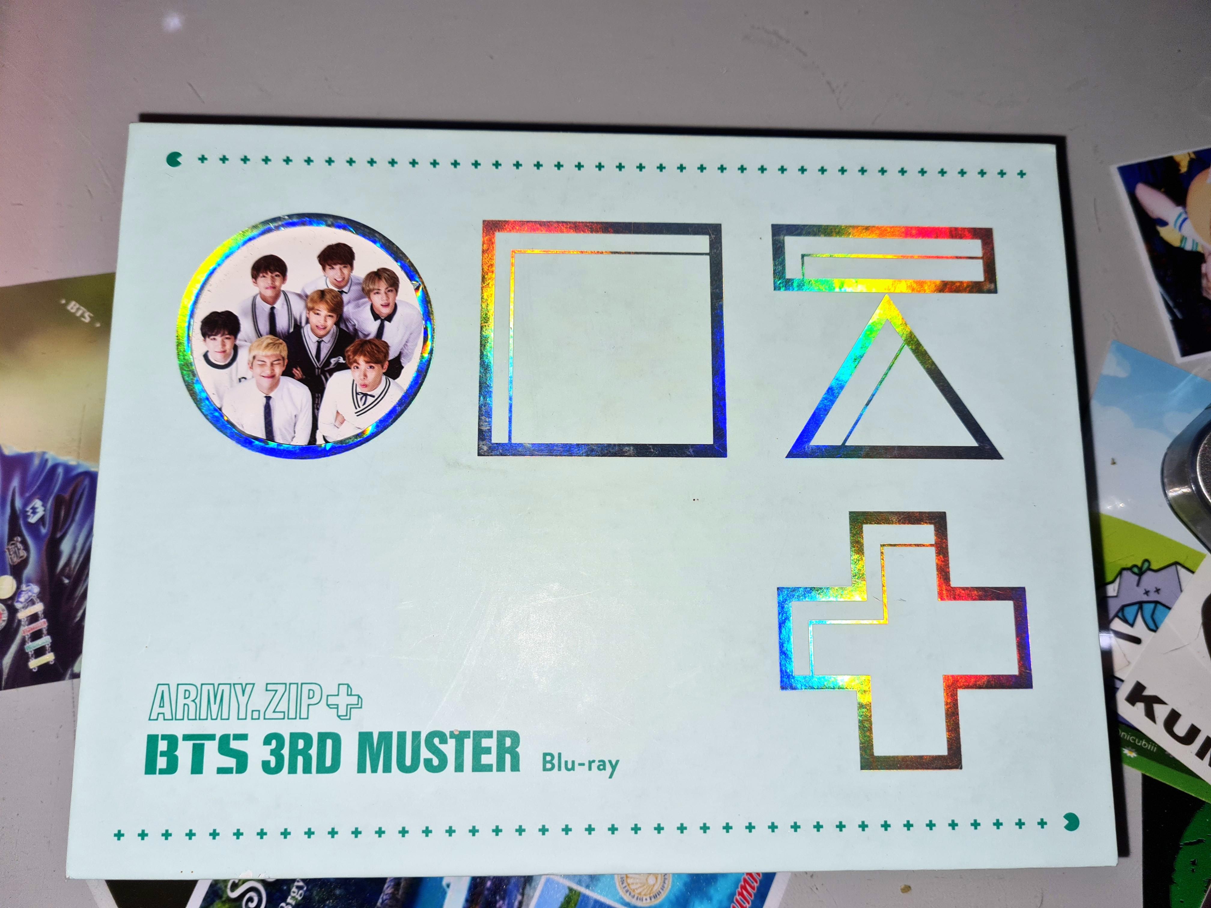 OFFICIAL] BTS 3rd Muster ARMY.ZIP + (2 Disc) Blu Ray, Hobbies