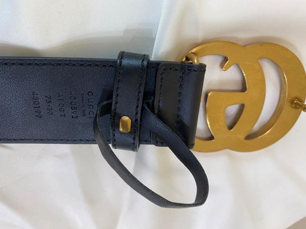 Original Gucci Double Buckle Belt Women