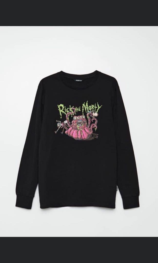 Original Rick Morty Cropp Long Sleeves