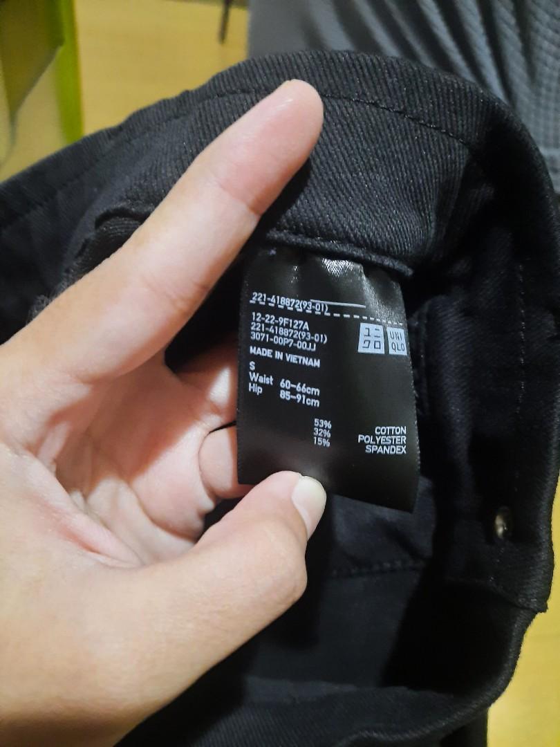 Original Uniqlo Cotton Polyester Spandex (Category: Activewear) located in Pasig City. Submitted by eunsdeclutter (Listing ID 1088036052, Image 2). Description: Original Uniqlo Cotton Polyester Spandex Never Use Original Price 1299 Small bought at Sm Mega Uniqlo rfd: declutter.
