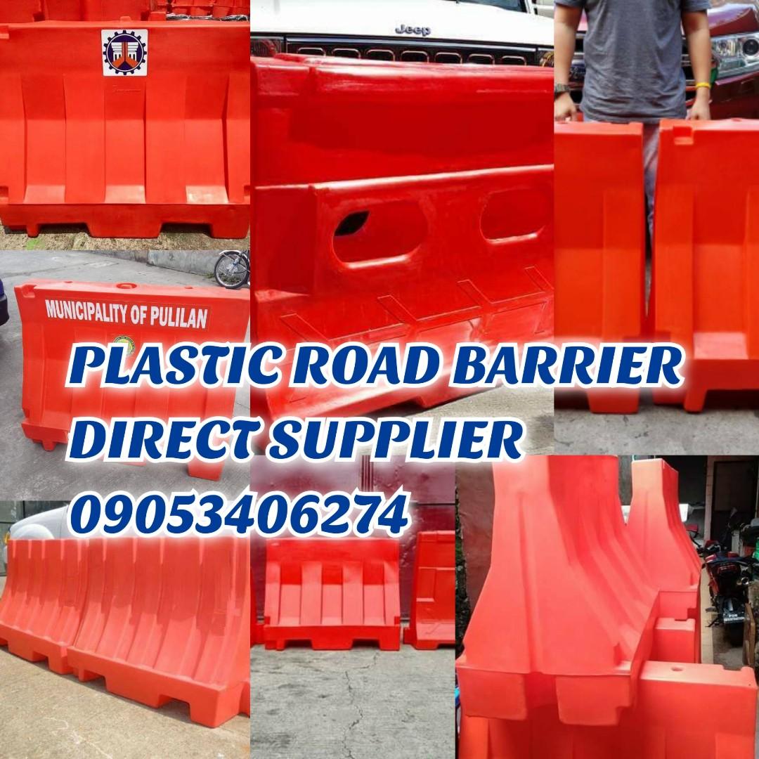 Plastic road barrier (Category: Construction Tools & Equipment) located in Pasig City. Submitted by xandraaamia (Listing ID 1087926336, Image 1). Description: We are selling all kinds of PPE'S from head to toe and even road signages and etc.. 👉Safety Shoes 👉Safety goggles 👉Safety vest 👉Safety hardhat 👉Safety harness 👉Welding gloves 👉Caution tape 👉Danger tape 👉Garbage bin 👉Rubbee cotton gloves 👉Traffic cone 👉Traffic bollard 👉Dust mask
