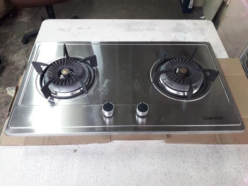 Q37 F Chelstar Double Burner Stainless Steel Hob Cgh 977s Gas Stove Kitchen Appliances On Carousell
