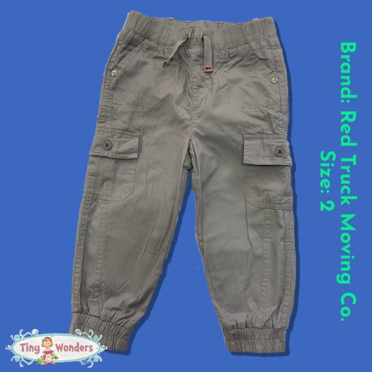 Red Truck Moving Co. Cargo Pants (Category: Babies & Kids Fashion) located in Tabaco. Submitted by tinywonders_ph (Listing ID 1087978312, Image 1). Description: Brand: Red Truck Moving Co. Size: 2T Condition: EUC.