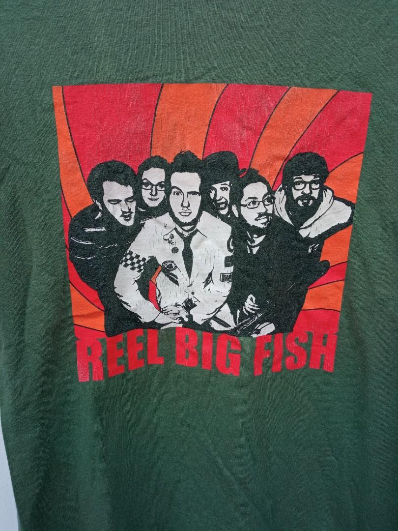 Reel big fish band shirt, Fesyen Pria, Pakaian , Atasan di Carousell