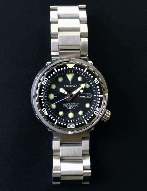 San Martin Marine Master Tuna SBBN015 modded with AM Seiko dial