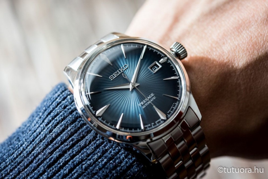 Seiko Cocktail Time Presage SRPB41J1 Blue Moon Men s Fashion