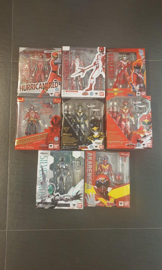 SHF Sentai Red Ranger Bouken Hurricane Ranger SH Figuarts, Hobbies ...