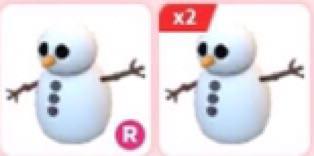 Snowmans Roblox Adopt Me Video Gaming Gaming Accessories In Game Products On Carousell - snowman egg roblox