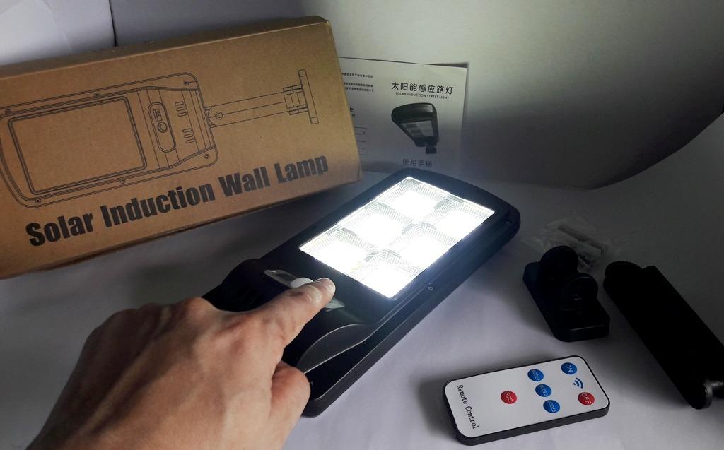 Solar Wall Light (Category: Lighting) located in Quezon City. Submitted by mondy_mond (Listing ID 1088035874, Image 3). Description: This Solar Wall Light... *Ideal for wall mount *With motion sensor *With Remote Control (RC) *With user guide, parts, box packaging *Flaws: crack on body & cracks on light part (see pix #8 and #9) *Unused but workable Call or message 0939-6280366..