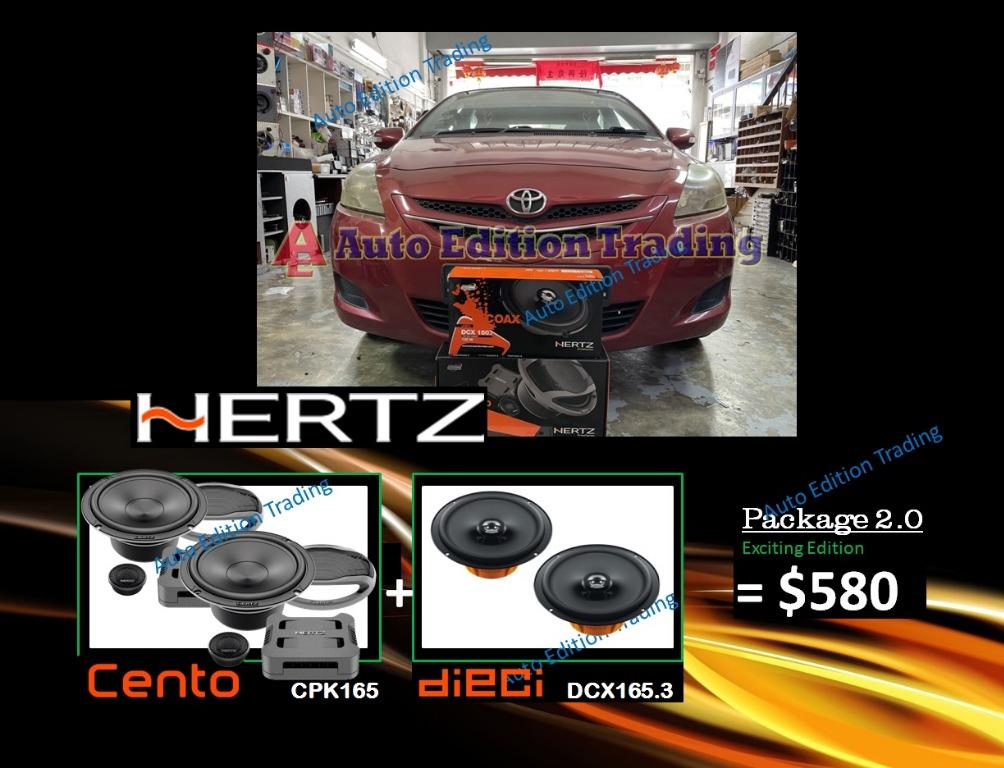 Speakers upgrade on Toyota Vios 2008 By our team of professional