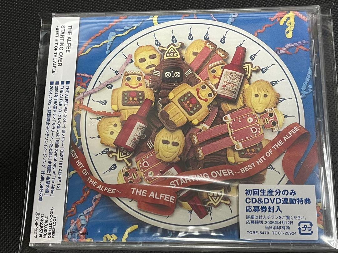 THE ALFEE STARTING OVER ~BEST HIT OF THE ALFEE CD 靚聲日本版見本品