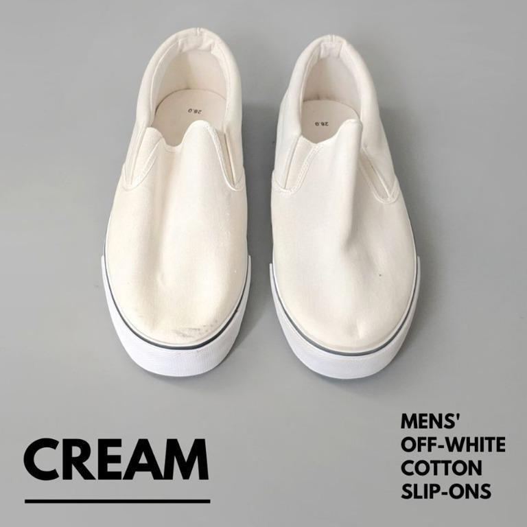 Mens cream loafers sale