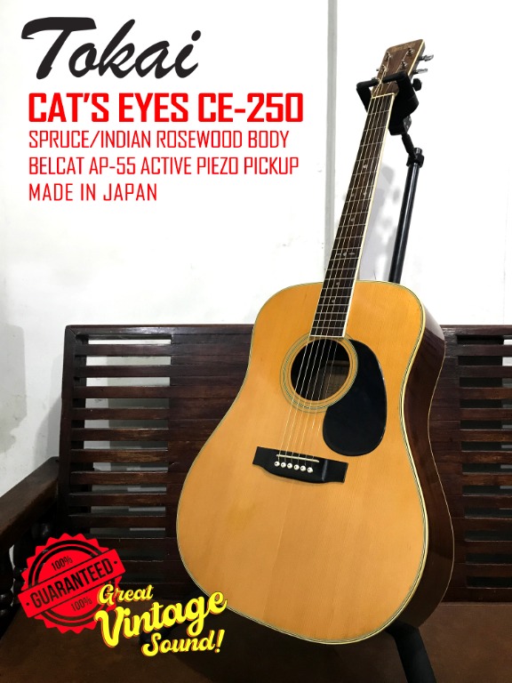 1983年製 東海楽器 cat's-eyes TCE30 日本製 - 弦楽器、ギター