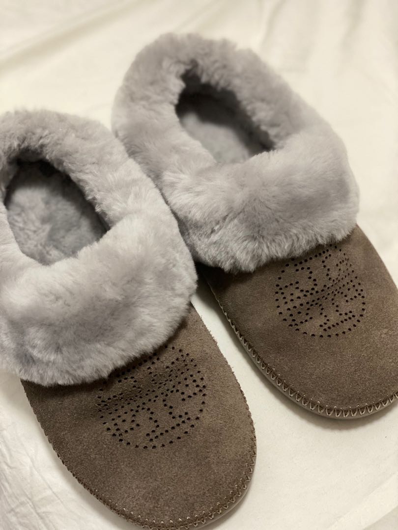 Tory burch fur sales slippers