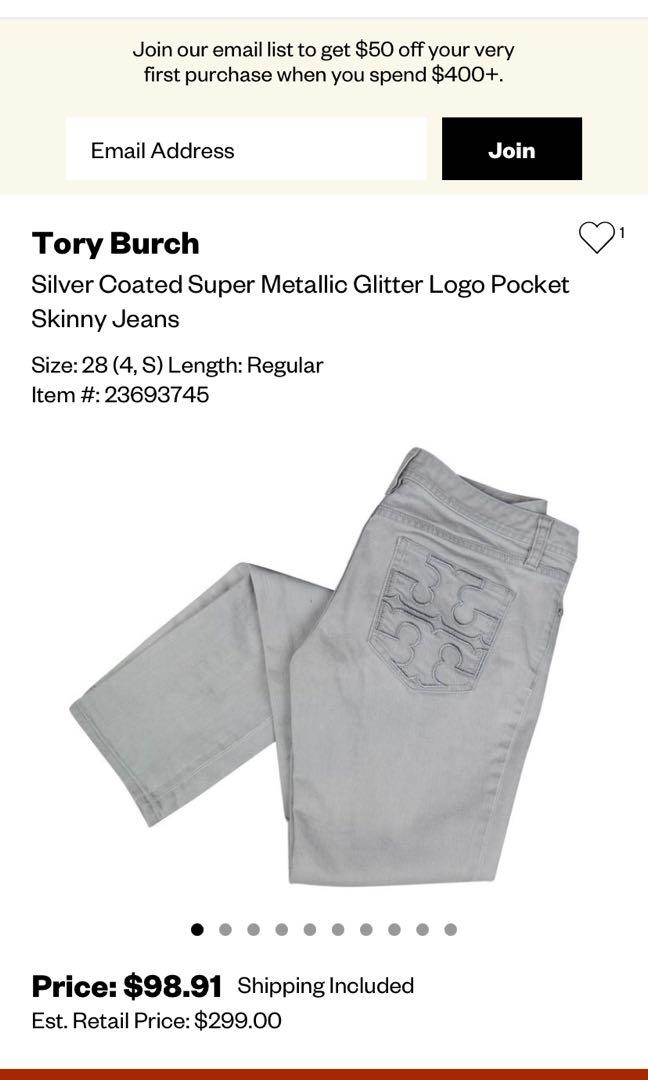 TORY BURCH SUPER SKINNY JEANS, Women's Fashion, Bottoms, Jeans on ...
